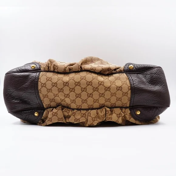 Gucci Brown Monogram GG Canvas Hobo Bag - Picture 10 of 14